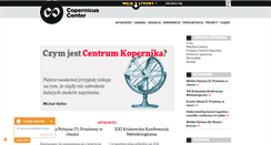 Desktop Screenshot of copernicuscenter.edu.pl