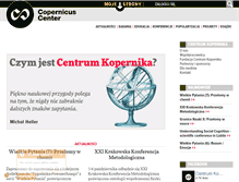 Tablet Screenshot of copernicuscenter.edu.pl